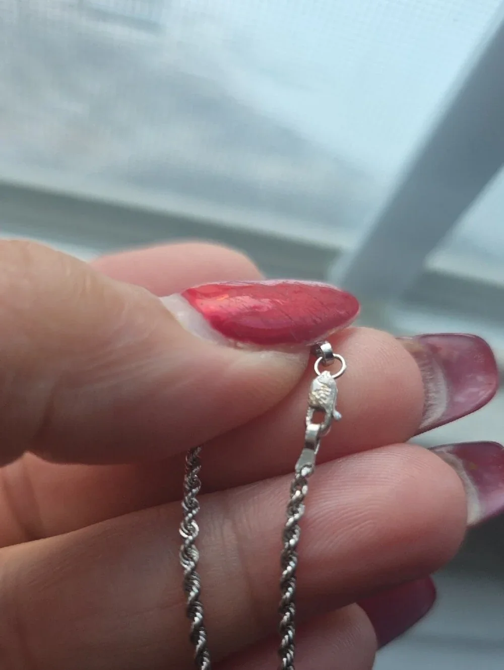 vintage 14kt rope necklace polished 14kt